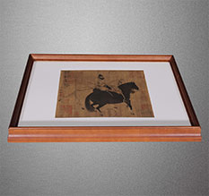 耿马书画装裱配框服务案例